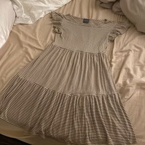 striped babydoll dress